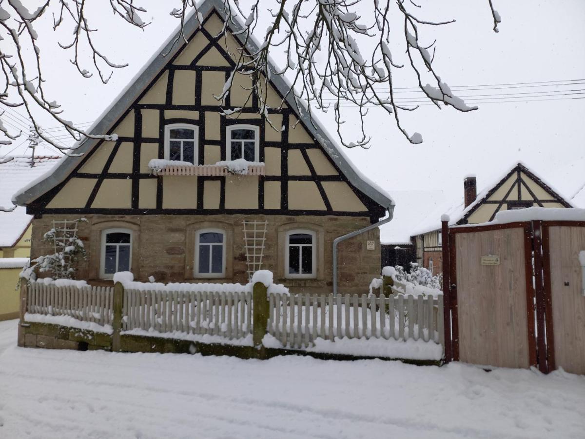 Romantisches Rosencottage Hofheim in Unterfranken Esterno foto